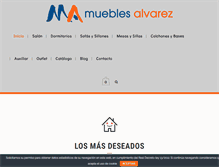 Tablet Screenshot of mueblesalvarez.net